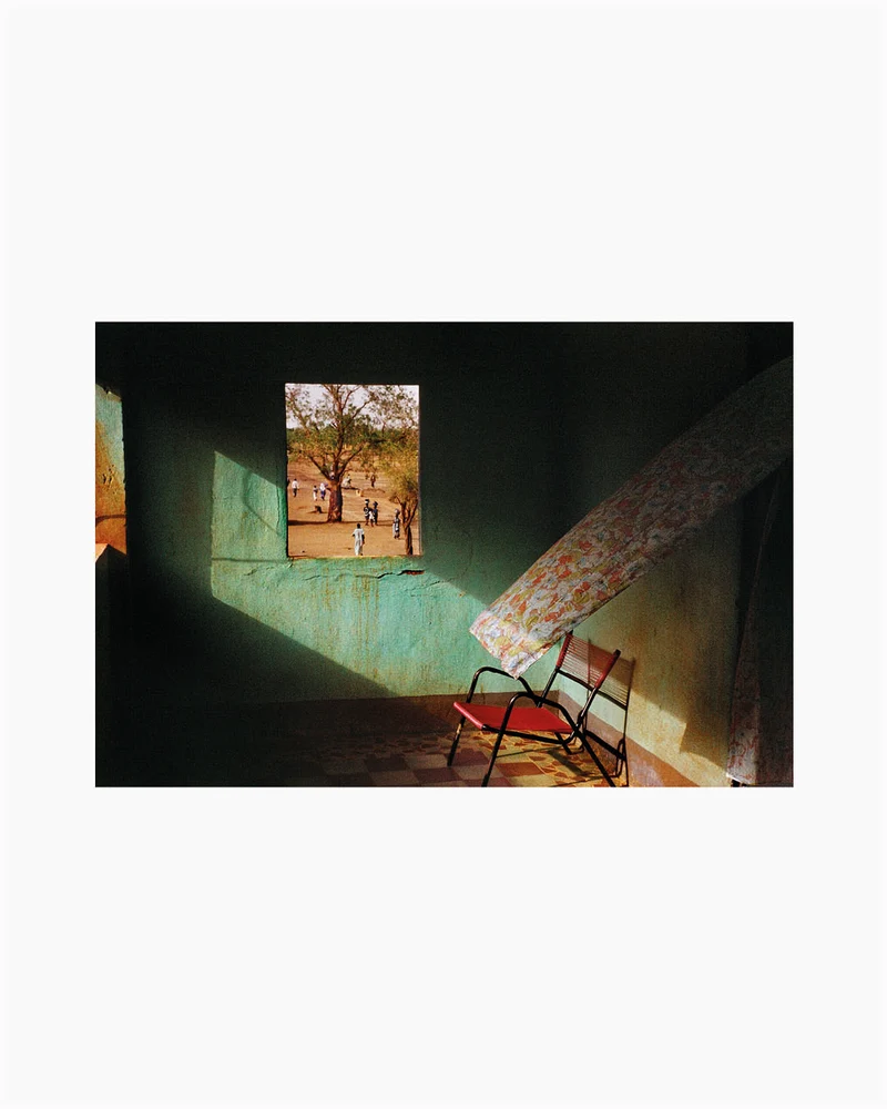 Fine Print: Terrace of a local hotel. Gao, Mali, 1988