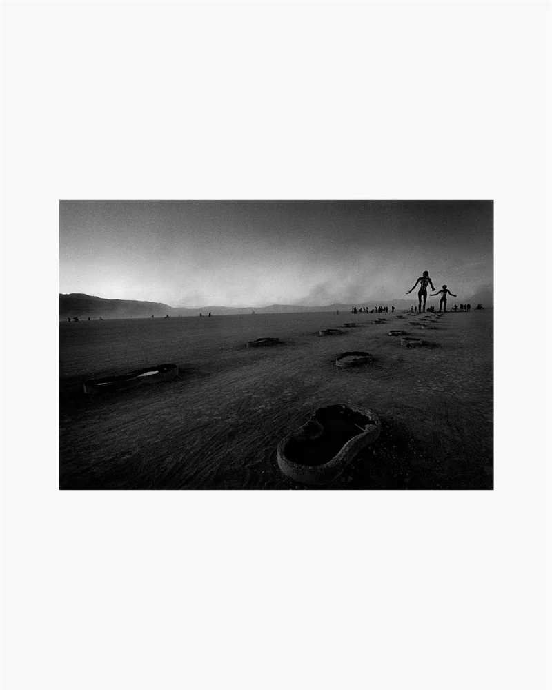Fine Print: Burning Man Festival. Black Rock City, Nevada, USA, 2005